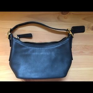 Vintage style black Coach Mini Bag